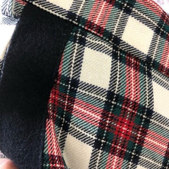 Hache Plaid Wide Leg Wool Pants Tuxedo Stripe Trou - Picture 7 of 10